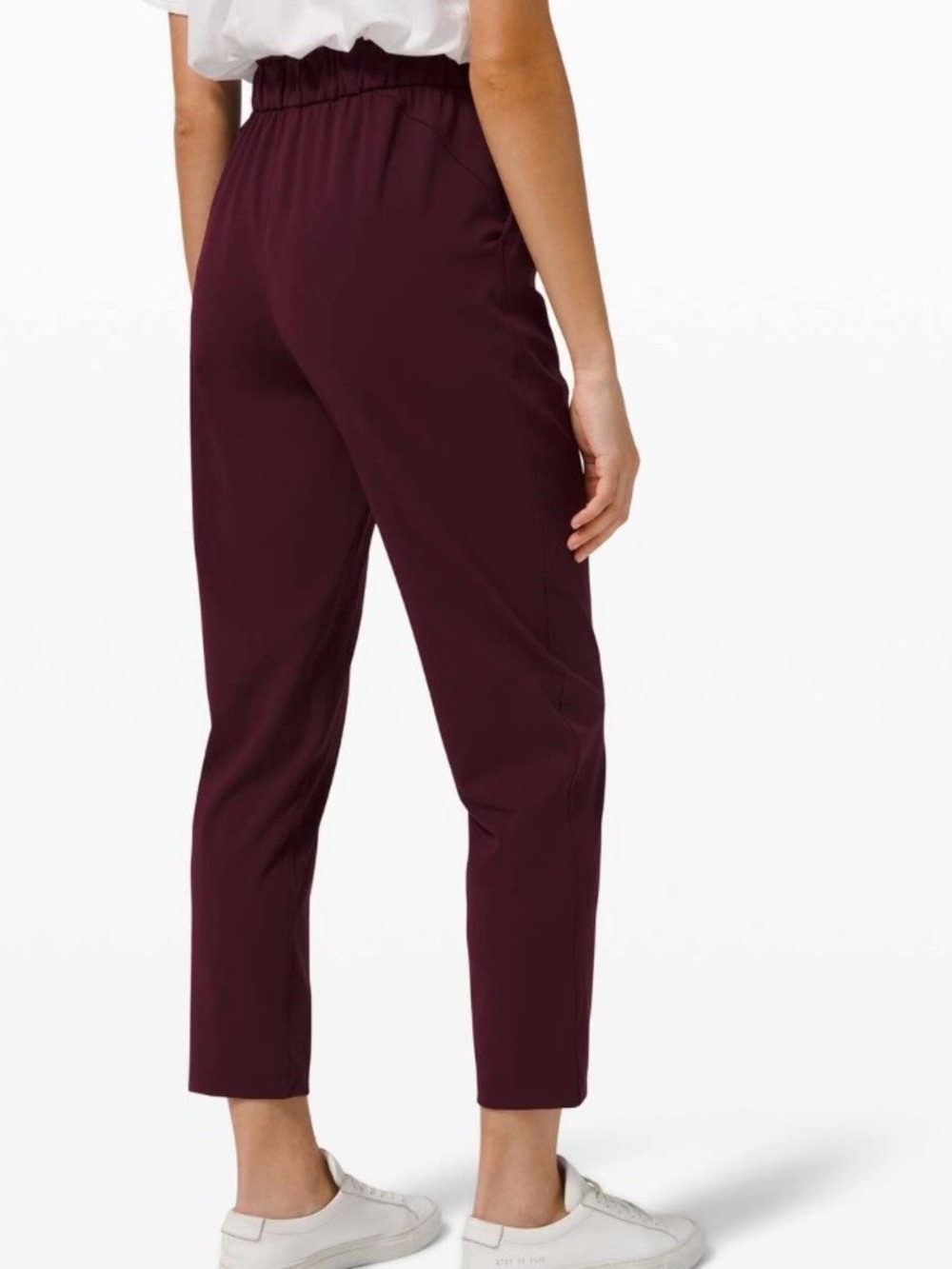 Lululemon Keep Moving Pant 7/8 High-Rise Cassis Burgundy Size 2